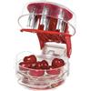Generic Denocciolatore per Ciliegie, Estrattore Portatile per Noccioli di Ciliegia - Estrattore di Semi di Ciliegia, Denocciolatore per Olive Estrattore di Noccioli Pull Rapido a 6 Fori per Cucina