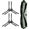 CARMOTTER 5 spazzole a rullo laterali per Silvercrest SSR1 SSRA1, parti di ricambio compatibili per A9s, A9, A7, L100
