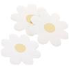 KICHOUSE Piatti Fiori Carta Usa e Getta 20 Pezzi Chiari per Feste | Forma Margherita Elegante, Carta Monouso, Adatti a Shower, Consegna Cibo e Servizio Torte