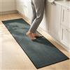 Zourglow Tappeto Cucina Antiscivolo Lavabile 44x180cm | Assorbente Tappetino Passatoia con Base in Gomma, Antimacchia per Cucina, Corridoio, Lavanderia, Interni ed Esterni, Grigio
