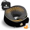 TRAVARA Cuscino da Viaggio - Cuscino Cervicale Ergonomico in Memory Foam - Cuscino Aereo Compatto e Confortevole - Cuscino Collo da Viaggio per Aereo, Treno e Auto