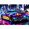 MOTGOM Diamond Painting Kit Completo Auto Auto, 5D Diamond Painting, Disegni con Diamantini Colorati, Decorazione Murale per Casa e Pareti 40x30cm