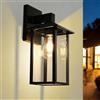 EBION Applique Esterno E27, IP44 Impermeabile,Alluminio