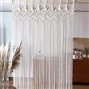 Jauhmui Arazzo in Macramè da Appendere alla Parete, Tenda a Porta Intrecciata Media - Divisorio per Stanza in Filo di Cotone per Decorazioni per Feste di Nozze, Stile Boho