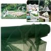 Yurosiay Tessuto in tulle, al metro, 5 m x 160 cm, trasparente, delicato nastro decorativo in tulle, tessuto a rete, per matrimoni, per cerimonie, feste, decorazioni per feste, regali, verde scuro