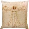 My Custom Style Cuscino Full Print Microfibra 40x40#Arte-Uomo Vitruviano Leonardo#
