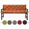 sunnypillow Cuscino per Panca da Esterno e Interno - 110 x 40 x 40 cm - Cuscini per Altalena, Balcone - Panchina da Giardino per Sedia - Seduta e Schienale per Mobili da Giardino - Arancione