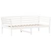 vidaXL Dormeuse Senza Materasso Bianca 90x190 cm Legno Massello Pino