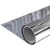 DecoMeister Pellicola Specchio per Vetri Finestre 80x250cm - Pellicola Privacy Unidirezionale Autoadesiva, Oscurante Anti UV e Calore - Carta Adesiva Effetto Specchio Argento - Montaggio Interno