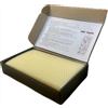 Ubswax Set di 10 Candele di Cera d'api da 20 x 12 cm, Candele Naturali Fai da Te per Bambini, ecologiche per la casa e la Scuola (Bianco)