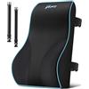 POOTACK Lombare Sedia Ufficio, Cuscino Lombare Auto, Cuscino Lombare Auto, Supporto Schiena Sedia Gaming e poltrona reclinabile migliora la zona di comfort lombare (blue)