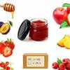 URMONA 6 Barattoli per Marmellata 50 ml, Vasetti Vetro con Tappo a Vite