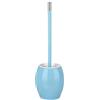 Alberta Scopino Bagno Scopino Per WC portascopino Set di spazzole per WC in acciaio inossidabile a specchio Set di porta-spazzole per WC blu giallo rosa rosso verde Accessori per il bagno-Blu