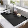 BLESWIN Tappetino in silicone per macchine da caffè di grandi dimensioni, pieghevole e antiscivolo, ideale da posizionare nel lavello della cucina e per asciugare le stoviglie