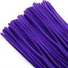 TOAOB THE ONE AND ONLY BABY TOAOB 100 Pezzi Scovolini Steli Ciniglia per Lavoretti Viola Scuro 6mm x 30 cm Fibra Pipe Cleaner per Fai da Te Decorativi Artigianato Halloween Natale Decorazion