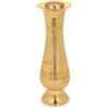 Zap Impex Vaso da fiori in ottone intagliato per casa, ufficio, soggiorno, camera da letto, decorazione dorata, L, GLDNFVS-1