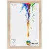 CLAMARO Neo Collage Cornice portafoto 33x43 realizzata a mano su misura | Rovere Sonoma | Design in legno MDF, cornice per quadri in legno con vetro acrilico e supporto in metallo (formato