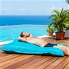 SXBCyan Pouf Galleggiante Quadrato For Piscina (senza Riempitivo) - Pouf Impermeabile For Esterni For Adulti - Pouf Riutilizzabile For Piscina, Giardino, Spiaggia, Campeggio, Divano Letto, Pouf(Sky blue,100x1