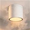 EBION Faretti Soffitto Plafoniera Faretto Soffitto In Alluminio, IP65 Impermeabile, GU10, Spotlight Per Interno Bagno Cucina Soggiorno Corridoio Ristorante, Bianca(Lampadina Non Inclusa)
