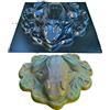 SvitMolds Stampo in cemento rana su foglia Accessori giardino Pietra Plastica ABC Venduto 1 pezzo A05 (S)