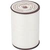 Sheens Filo Cerato per Cuoio, 0,45mm, 160m per Rotolo, Filo di Poliestere per Creazioni Artigianali, Bracciali e Collane, Bianco