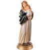 Holyart Statue in resina e PVC: Statuina resina Madonna in piedi con Gesù bambino dormiente 20 cm