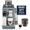 De'Longhi De'Longhi Rivelia - Perfetto Macchina da Caffè Automatica, LatteCrema Montalatte Automatico, 16 Bevande in un Solo Tocco, Display Touch a Colori, Contenitori Intercambiabili, Grigio (EXAM440.55.G)