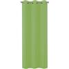Joydeco Tende Oscurante per Interni 1 Pezzi L 140 x A 240 CM, Tenda Porta Termiche Isolante con Occhielli per Soggiorno e Camera da Letto Moderne, Verde