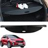 CMHZJ Retrattile Auto Bagagli Protezione Coperchio Per Kia Sportag 2016-2021, Nero Portabagagli Posteriore Tronco Privacy Cappelliera, Auto Accessori Interni