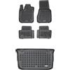 MOTOS Set di tappetini in gomma e tappetini per il bagagliaio per Renault Twingo III 2014-2018 Migliorate il vostro comfort di viaggio con il tappetino antiscivolo per auto - tappetino per auto per tu