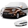 Holthly 10 Strati Telo Copriauto SUV per FIAT 500L（2012-2018）,100% Copertura Auto Impermeabile,Telo Copri Auto per Esterno,Impermeabile,Protezione UV,Antivento,Antipolvere