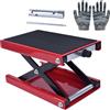 Sxnmmweu Sollevatore per moto, 500 kg/1100 lb, sollevatore per moto, ponte largo, campo di sollevamento 8,5 cm/3,35 pollici - 34 cm/13,39 pollici, per moto, biciclette, fuoristrada
