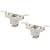 JWFBDB Supporto for gancio parasole in plastica beige for auto, 51168243575, adatto for BMW E46 M3(2Pcs)