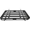 DAHAD Portapacchi in alluminio universale, portatutto per tetto auto, portapacchi leggero, fino a 150 kg, cesto per tetto auto per SUV universale, 160 x 53,1 x 13 cm, Nero