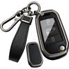 Rondrive Custodia in metallo per chiave dell'auto, adatta per Opel Corsa F Frontera Crossland X Mokka B Zafira Life 2020-2026, custodia per chiavi, colore nero