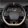 Generico Coprimanubrio Auto Coprivolante Per Auto Per Citroen C4 Per Cactus C3-XR Per Spacetourer 2017-2021 Per C4 2010 2011-2021 Volante Tipo D Copri Volante