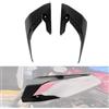PSLER Deflettori Carenatura per CB650R 2018 2019 2020 2021 2022 2023, Copri Alette Laterali Moto PSLER Alette Finitura aletta Coperchio di Protezione Accessori Decorativi(Nero lucido)
