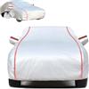 Generico Copertura Auto per Volkswagen Up! 2011-2024, Esterno Telo Copriauto Impermeabile Traspirante Antipolvere Protezione UV con Zip Laterale, Copri Auto Antigrandine -r416