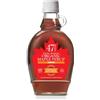 47 North 47° North Sciroppo d'acero biologico canadese AMBER ambra - aromatico, 250g, fonte unica, grado A, senza glutine, vegano, gusto leggero e dolce per pancake e altro