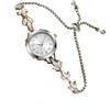JUSKAQZYI Orologio da polso da donna alla moda, di lusso, con cinturino a trifoglio, casual, al quarzo, adatto for abbinamenti con abiti