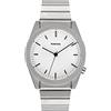 KOMONO Ray Solid Silver Men's Japanese Quartz Analogue Watch with Stainless Steel Strap