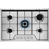 Electrolux Piano cottura gas 5 zone SERIE 600 Kgs7534Sx Inox (75cm)