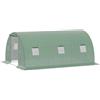 Outsunny Serra a Tunnel per Orto 4.5x3x2m con Copertura in PE e Finestre
