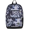 Seven Zaino Scuola The Double Reversibile, Nero, 29 L, Cuffie wireless abbinate, Tasche multifunzione, Tasca porta pc, Markers inclusi, Personalizzabile, Scuola media e superiore, Bambini, Ragazzi
