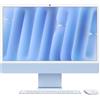 APPLE - iMac Display Retina 24' 4,5K Chip M4 CPU 10 core GPU 10 core Ram 16GB SSD 256GB Colore Blu - SPEDIZIONE GRATUITA