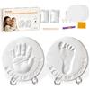 PewinGo Kit Impronte Neonato - Set Impronta Mani e Piedi Bambino, Ricordo Nascita per Neonati 0-12 Mese
