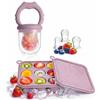 WeSweet Ciuccio Mam Frutta - Ciuccio Frutta Neonati 4M+ - Stampo per Ghiaccioli al Latte Materno - Silicone Morbido Senza BPA - Facile da Pulire - Regalo Perfetto per Neonati