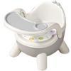Rukjmqi Sedia Da Pappa Per Bambini - Seggiolino Rialzato Con Effetti Sonori Per Bambini,Seggiolino Portatile con 2 Vassoietti Rimovibili per Viaggio Picnic e Altro
