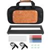 Mr.Power Pedalboard fai da te Make By lega di alluminio (40 x 13 cm, con borsa