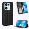 Fitudoos Cover per OPPO Reno 16/Reno 16 pro 5G,Cover Pelle Alta qualità Portafoglio con Interno TPU Antiurto, Supporto Stand, Slot per Schede e Flip PU Pelle Portafoglio (Nero)